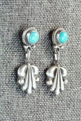 Turquoise & Sterling Silver Earrings - Annie Spencer