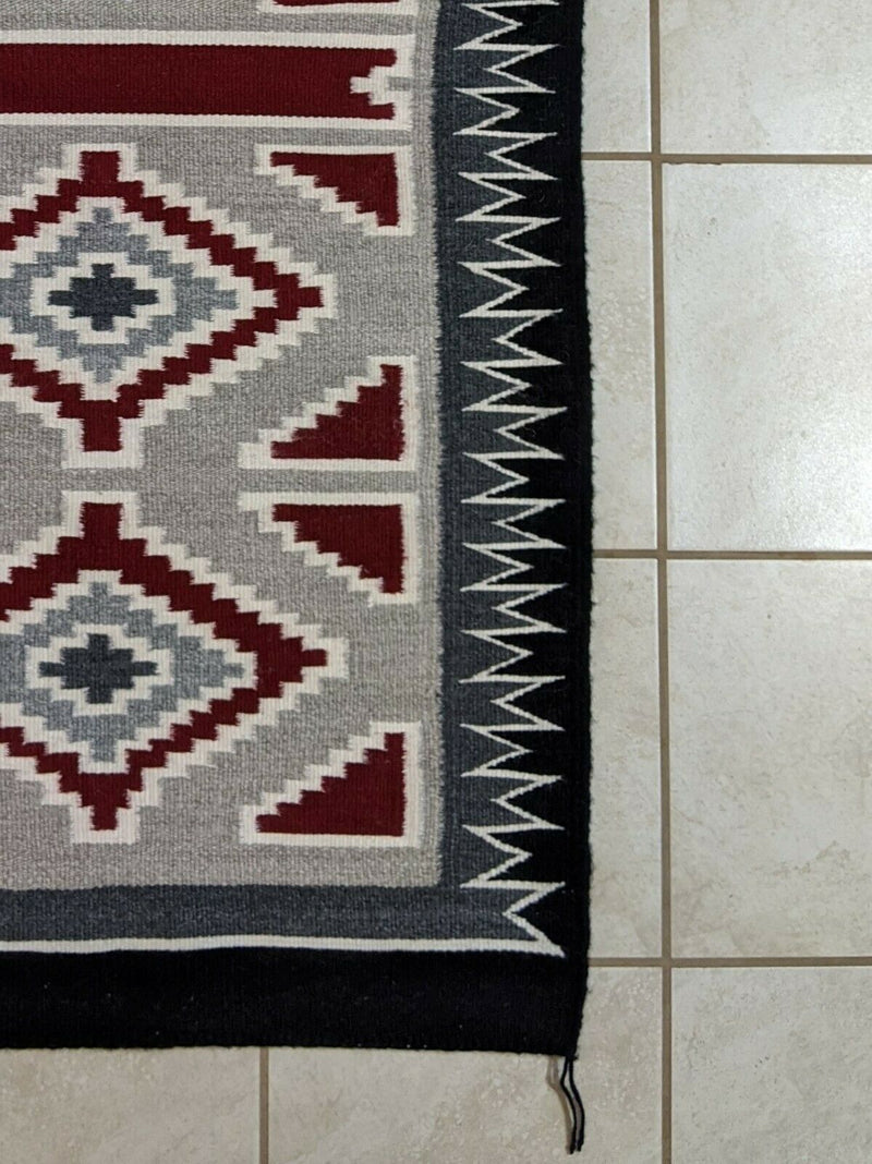 Navajo Handwoven Rug - 58in x 29.5in - Tanisha Charley