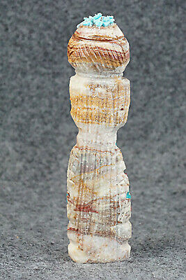 Corn Maiden Zuni Fetish Carving - Carl Etsate