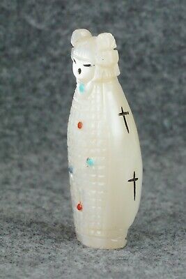 Corn Maiden Zuni Fetish Carving - Sandra Quandelacy