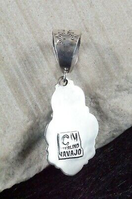 Turquoise and Sterling Silver Pendant - Clem Nalwood