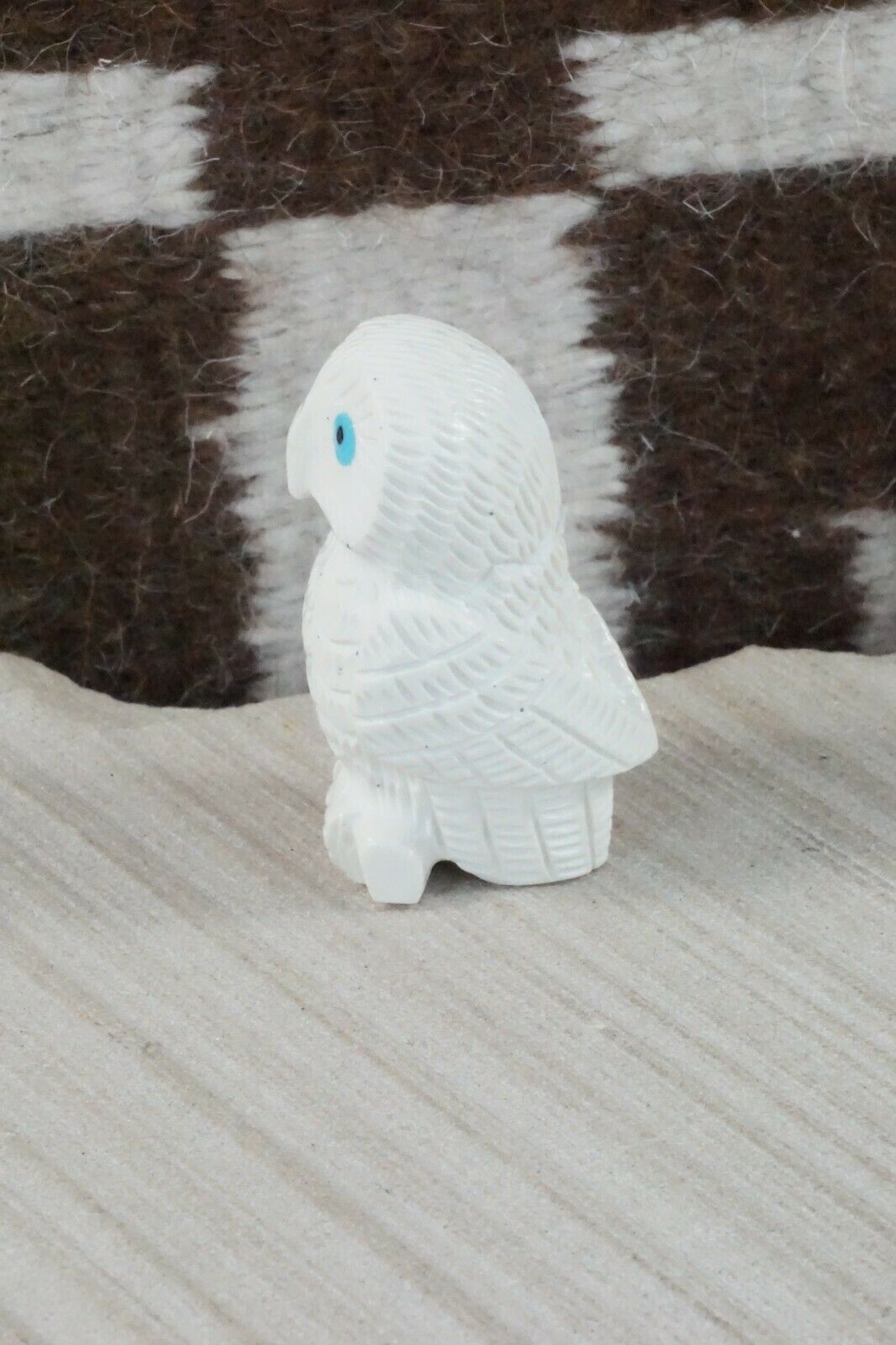 Owl Zuni Fetish Carving - Christine Banteah