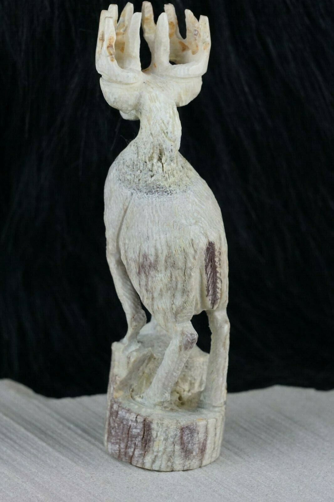 Elk Zuni Fetish Carving - Jerrold Lahaleon - High Lonesome Trading