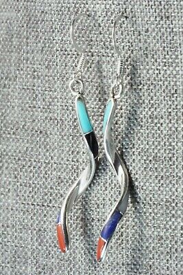 Multi Stone & Sterling Silver Earrings - Ira Johnson