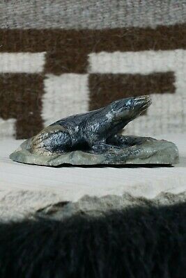 Badger Zuni Fetish Carving - Herbert Him - High Lonesome Trading