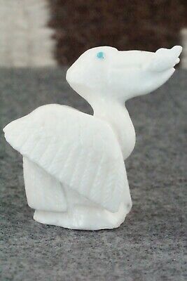 Pelican Zuni Fetish Carving - Derrick Kaamasee