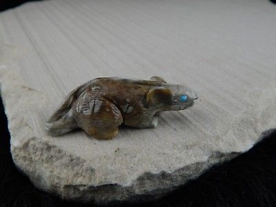 Mouse Zuni Fetish Carving - Lance Cheama - High Lonesome Trading