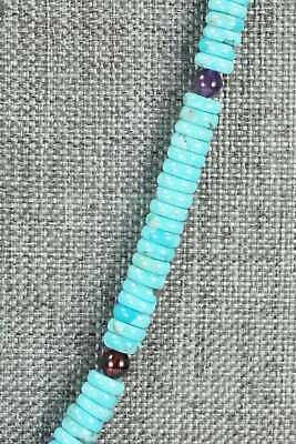 Bear Zuni Fetish Carving Necklace - Andres Quandelacy