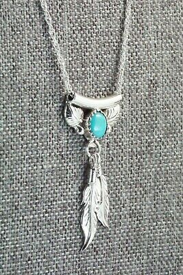 Turquoise & Sterling Silver Necklace - Sharon McCarthy