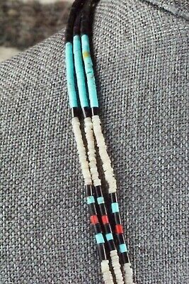 Turquoise, Coral and Shell Necklace - Esquipula Tenorio