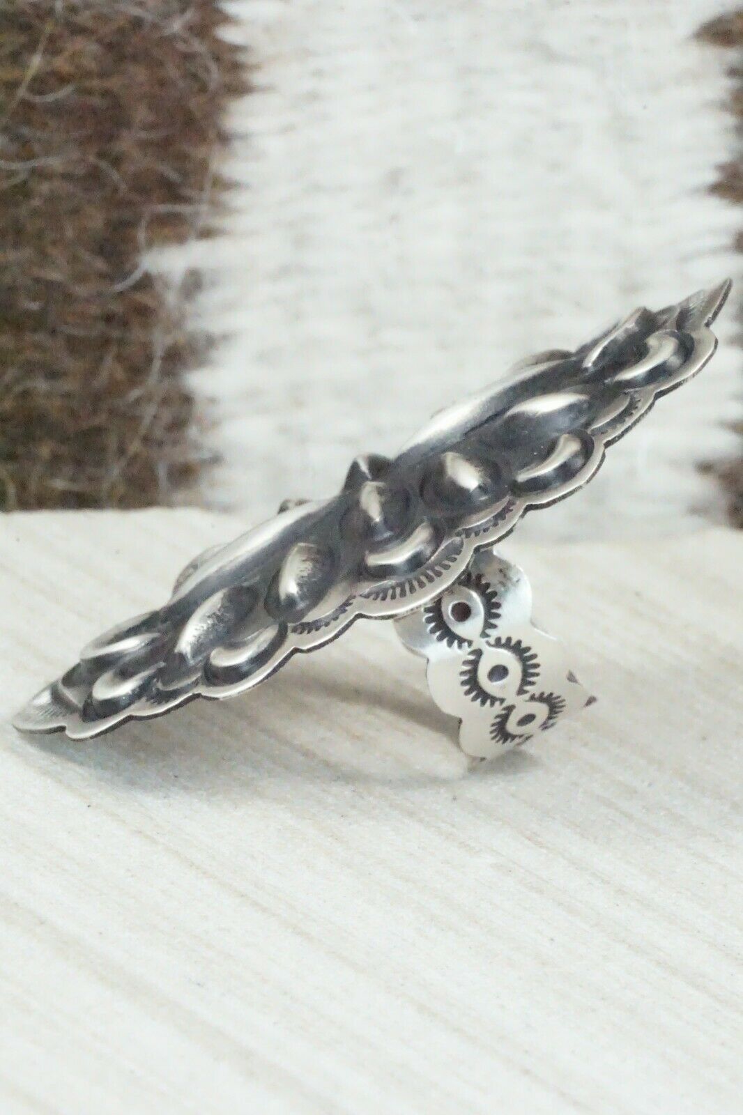 Sterling Silver Ring - Leander Tahe - Size 7.5