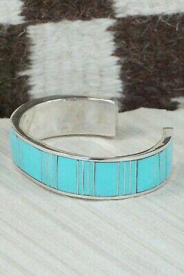 Turquoise & Sterling Silver Bracelet - Viann Haloo - High Lonesome Trading