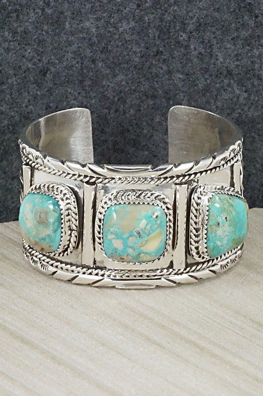 Turquoise & Sterling Silver Bracelet - Jimmy Garcia Jr.