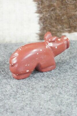 Pig Zuni Fetish Carving - Brandon Phillips