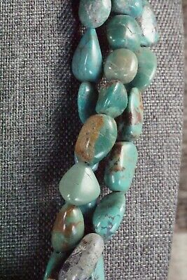 Turquoise & Sterling Silver Necklace - Navajo