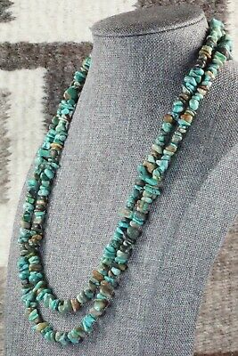 Turquoise & Sterling Silver Necklace - Navajo