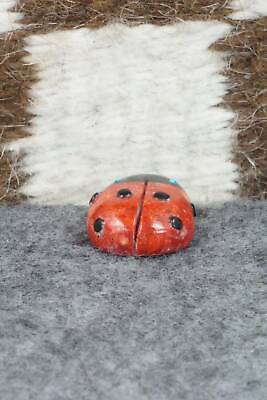 Lady Bug Zuni Fetish Carving - Reynold Lunasee