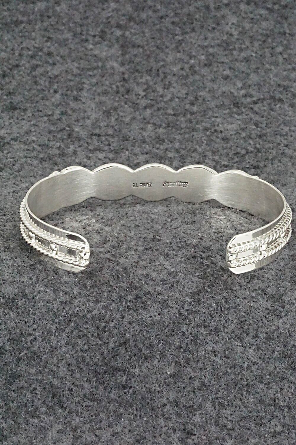 Turquoise and Sterling Silver Bracelet - Derrick & Lorella Chavez