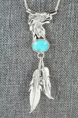 Turquoise & Sterling Silver Necklace - Sharon McCarthy - High Lonesome Trading