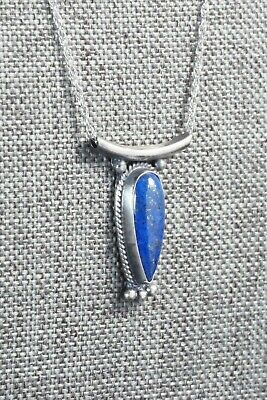 Lapis & Sterling Silver Necklace - Sharon McCarthy
