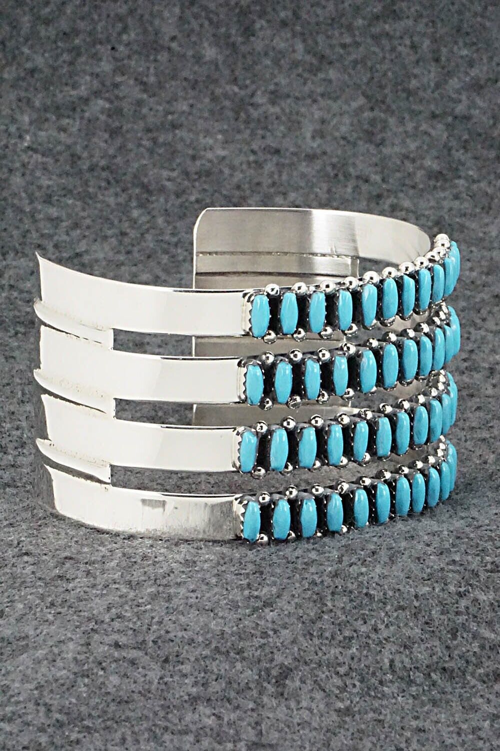 Turquoise & Sterling Silver Bracelet - Veronica Martza