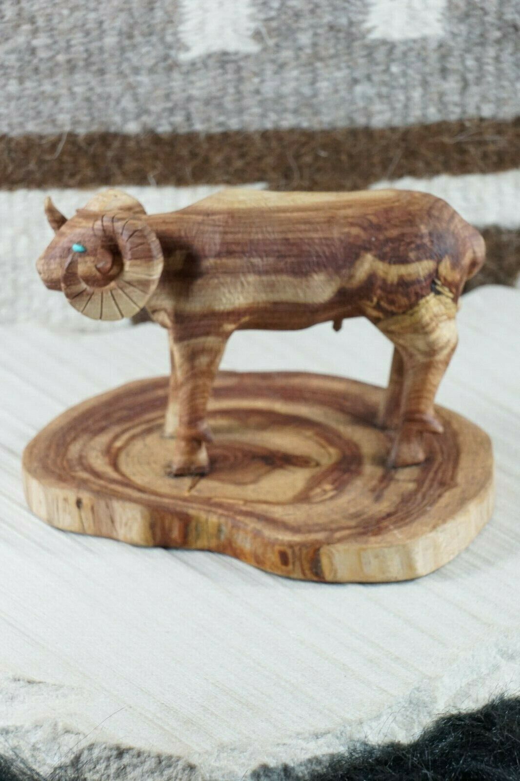 Ram Zuni Fetish Carving - Calvert Lamy - High Lonesome Trading