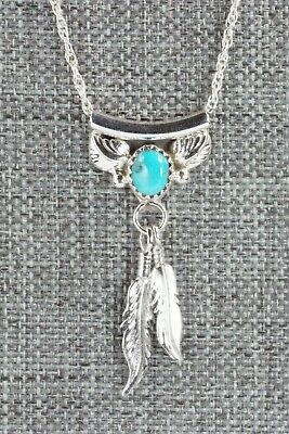 Turquoise & Sterling Silver Necklace - Sharon McCarthy