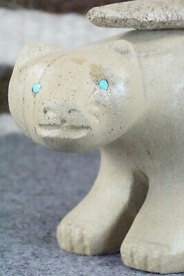 Mountain Lion Zuni Fetish Carving - Darrell Westika