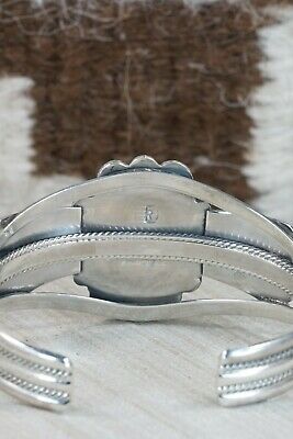 Navajo Turquoise & Sterling Silver Bracelet - Raymond Delgarito