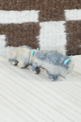 Buffalo Zuni Fetish Carving - Kevin Quam