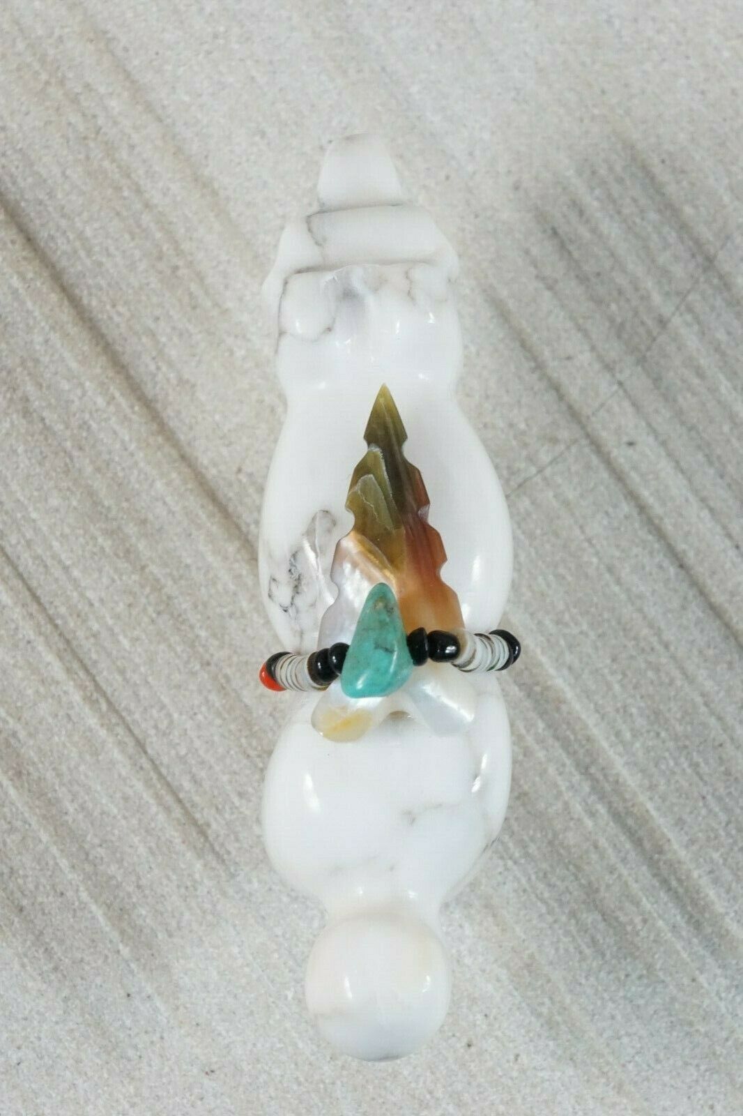 Wolf Zuni Fetish Carving - Cameron Kallestewa - High Lonesome Trading