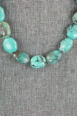 Turquoise & Sterling Silver Necklace - Navajo