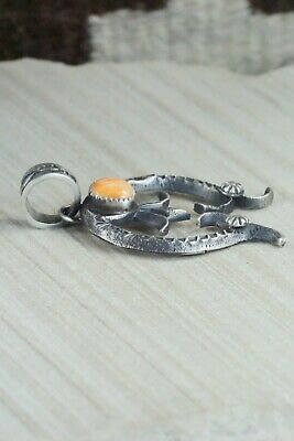 Spiny Oyster and Sterling Silver Pendant - Kevin Billah