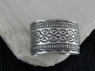 Navajo Sterling Silver Bracelet - Leonard Maloney - High Lonesome Trading