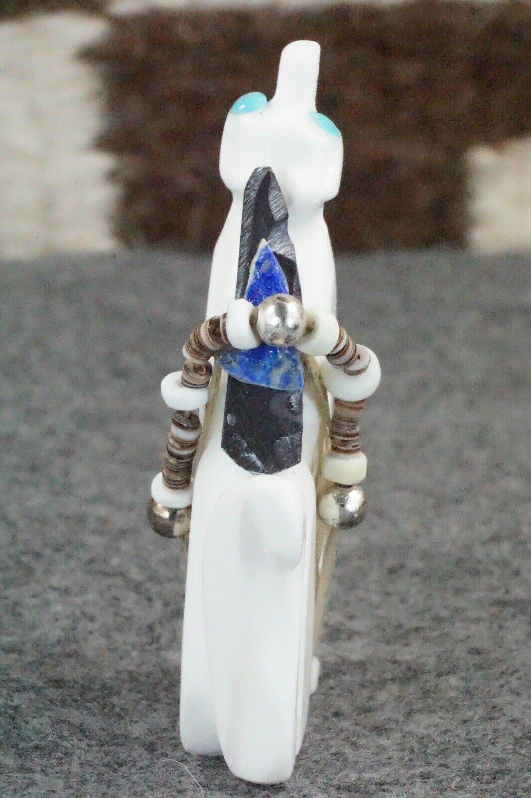 Wolf Zuni Fetish Carving - Lance Deysee