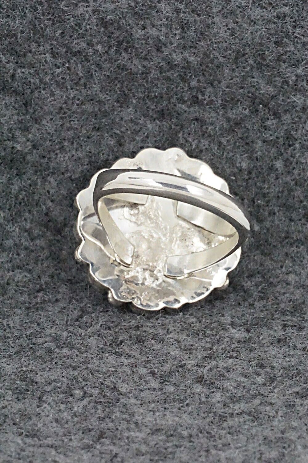 Turquoise and Sterling Silver Ring - Alicia Wilson - Size 8