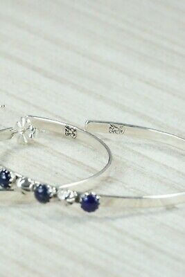 Lapis & Sterling Silver Earrings - Greg Yazzie