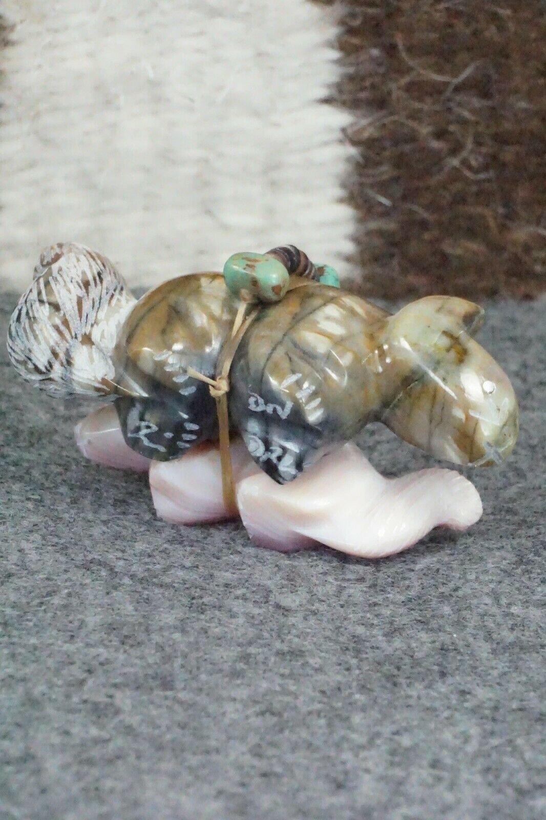 Squirrel Zuni Fetish Carving - Daisy Natewa - High Lonesome Trading