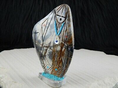 Corn Maiden Zuni Fetish Carving - Vickie Quandelacy - High Lonesome Trading