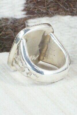 Turquoise & Sterling Silver Ring - Donovan Wilson - Size 9 - High Lonesome Trading