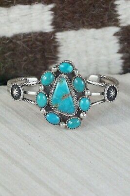 Navajo Turquoise and Sterling Silver Bracelet - Native American