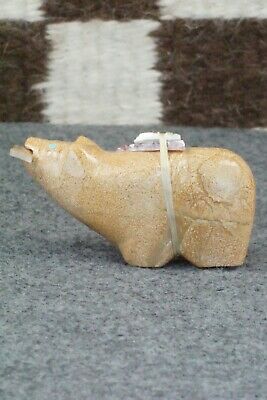 Bear Zuni Fetish Carving - Delvin Leekya