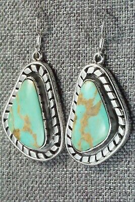 Turquoise and Sterling Silver Earrings - Sharon McCarthy