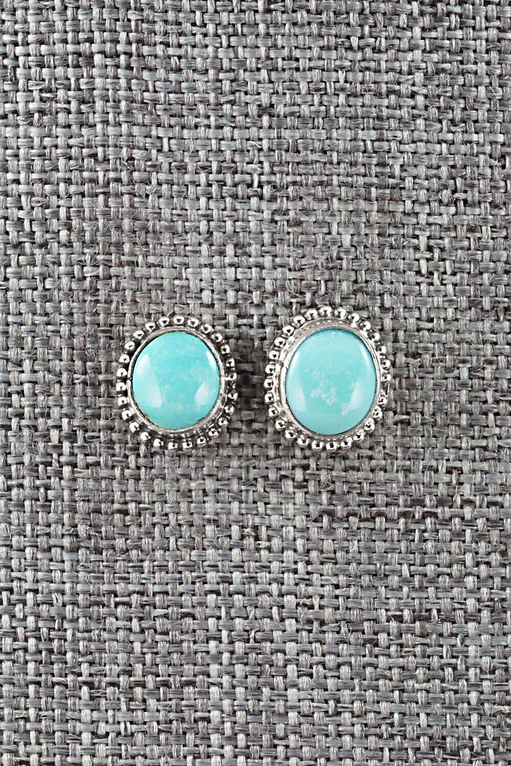 Turquoise & Sterling Silver Earrings - Jan Mariano