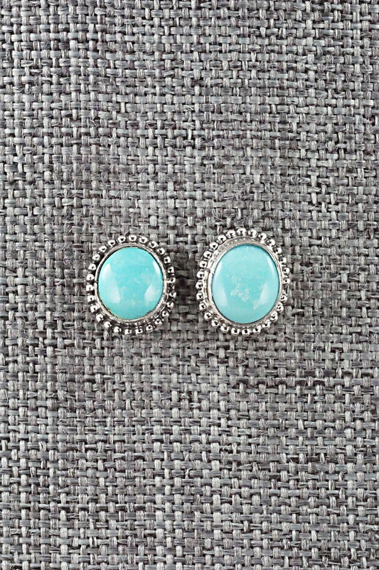 Turquoise & Sterling Silver Earrings - Jan Mariano