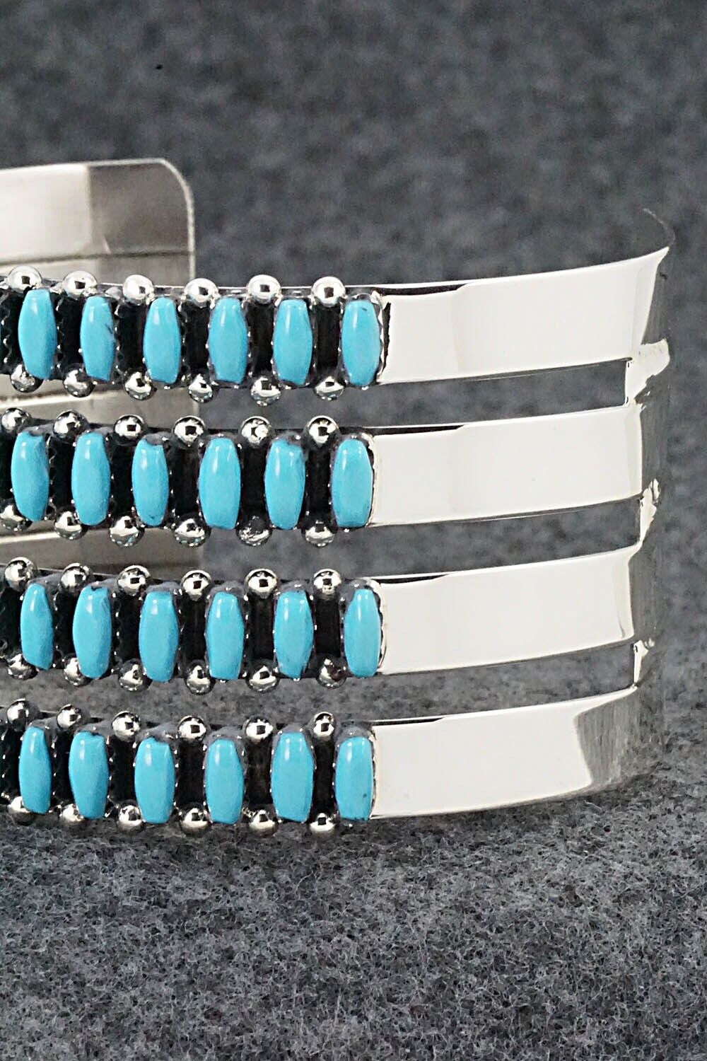 Turquoise & Sterling Silver Bracelet - Veronica Martza