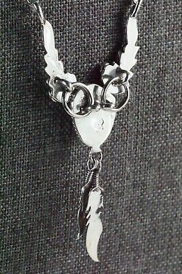 Turquoise & Sterling Silver Necklace - Lee Shorty