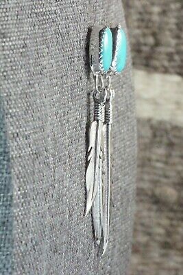 Turquoise and Sterling Silver Earrings - Sharon McCarthy