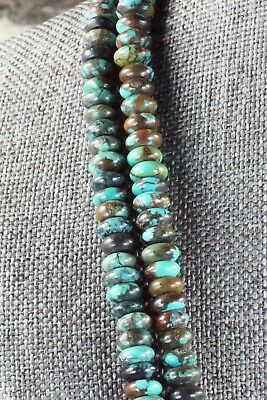Turquoise & Sterling Silver Necklace - Navajo