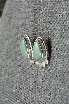Turquoise & Sterling Silver Earrings - Verley Betone